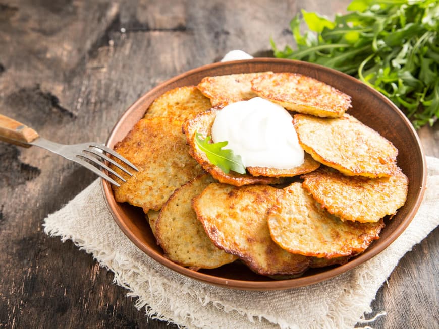 Kartoffelpuffer mit Quark