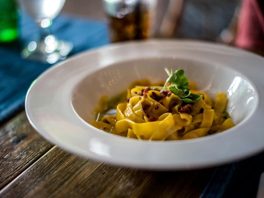 Vegane Pasta Carbonara