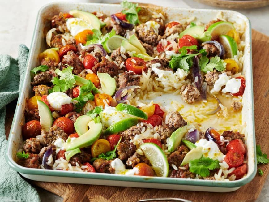 Rezept Hackfleischauflauf vom Blech