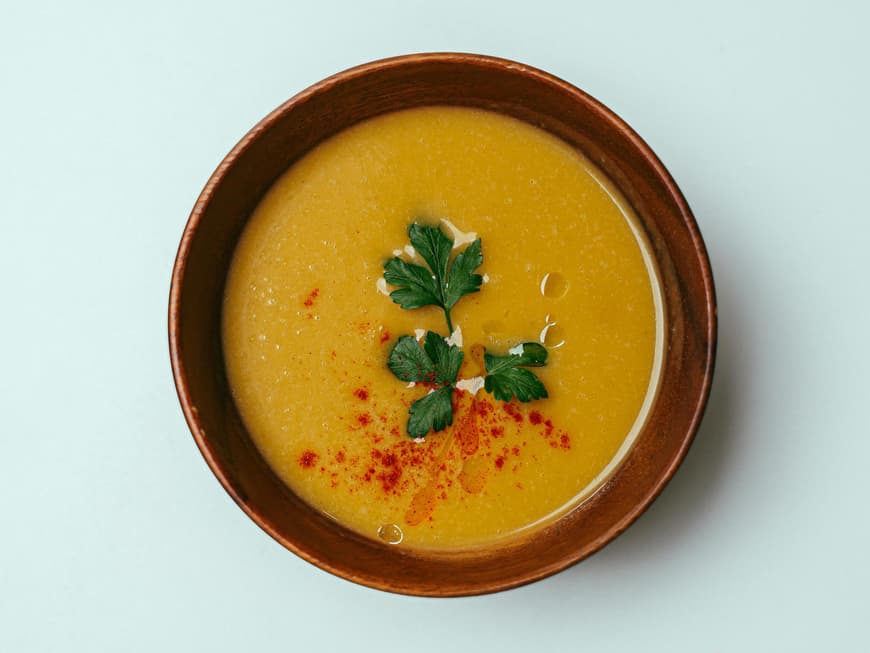 Reissuppe mit Lachs