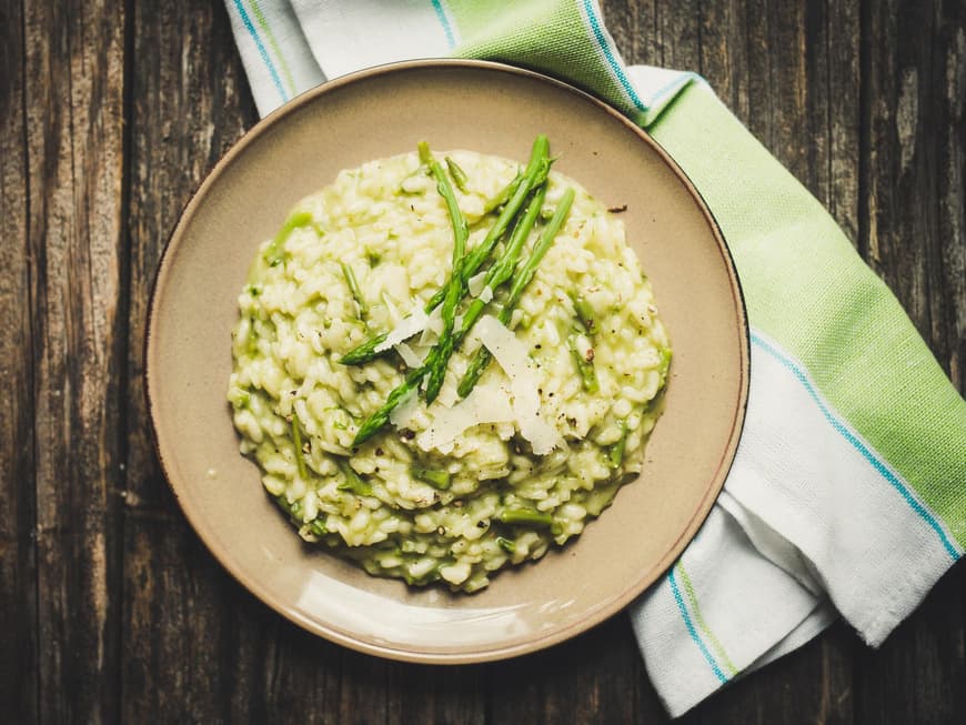 Spargelrisotto