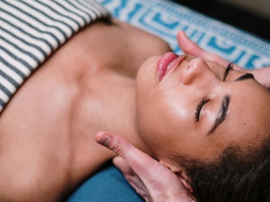 Frau Beauty-Behandlung