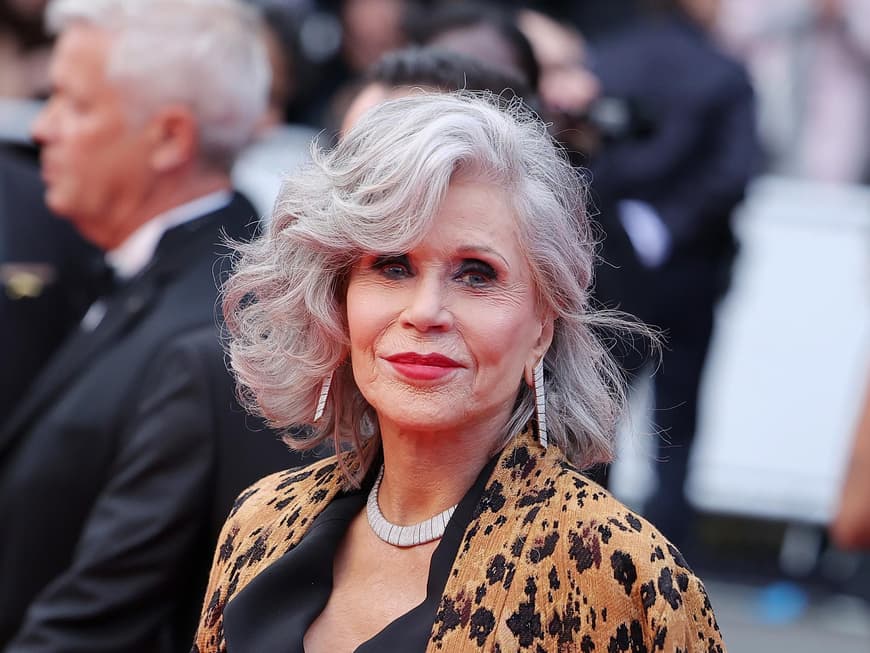 Jane Fonda bei den Filmfestspielen in Cannes