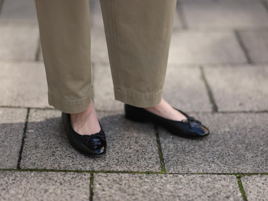 Schwarze Ballerinas 