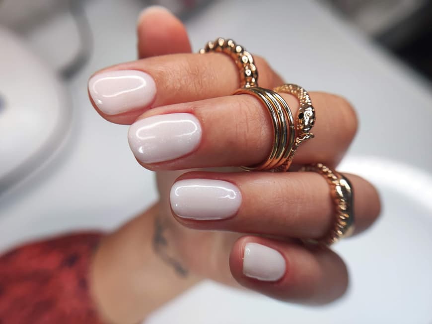 Kurze Shellac Nägel