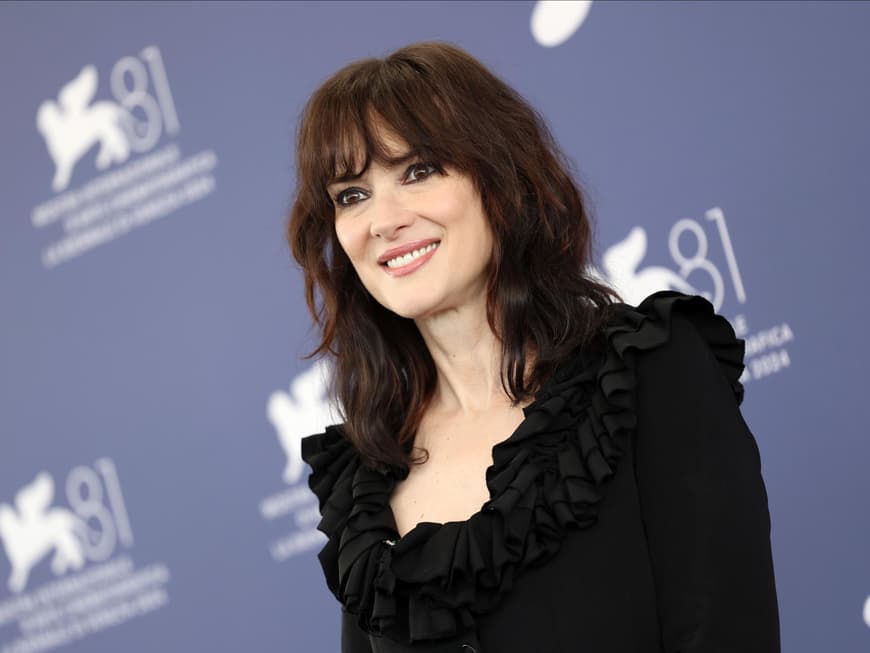 Winona Ryder mit Mouse Haircut Winona Ryder mit Mouse Haircut