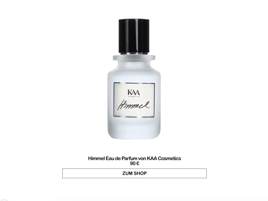 Himmel Eau de Parfum von KAA Cosmetics
