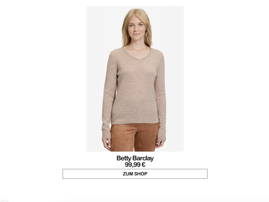 Kaschmir-Pullover von Betty Barclay