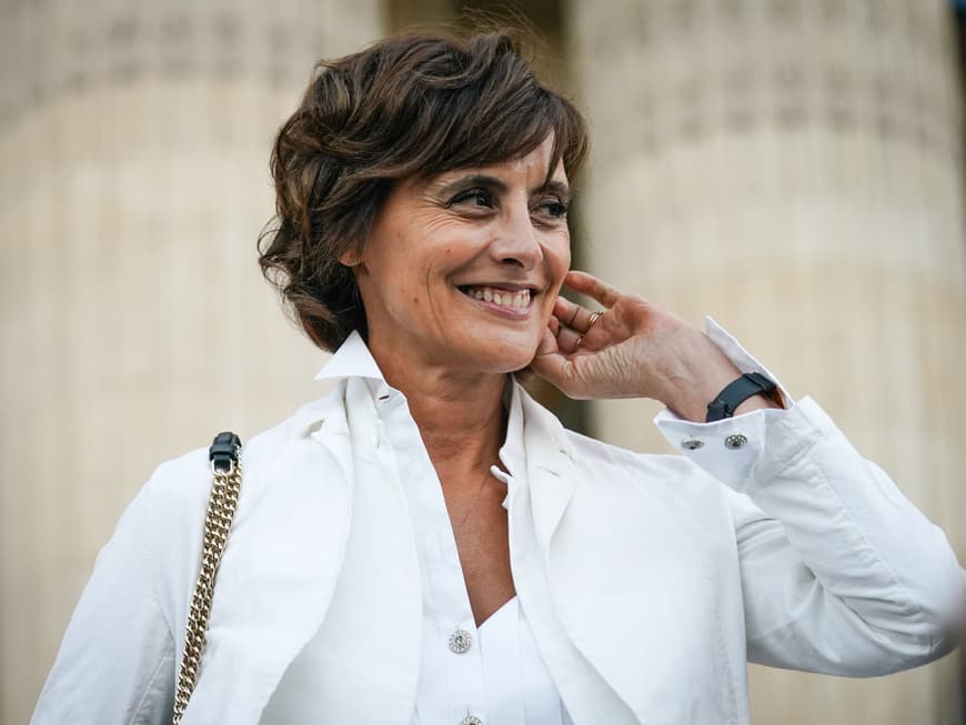 Ines de la Fressange mit Wispy Cut