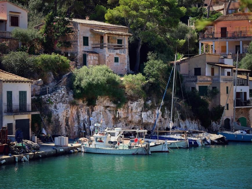 Eine malerische Bucht auf Mallorca