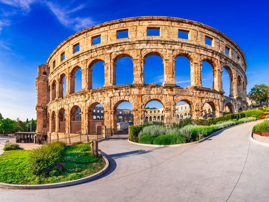 Amphietheater in Pula, Kroatien