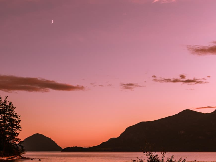 Sommerlicher Abendhimmel