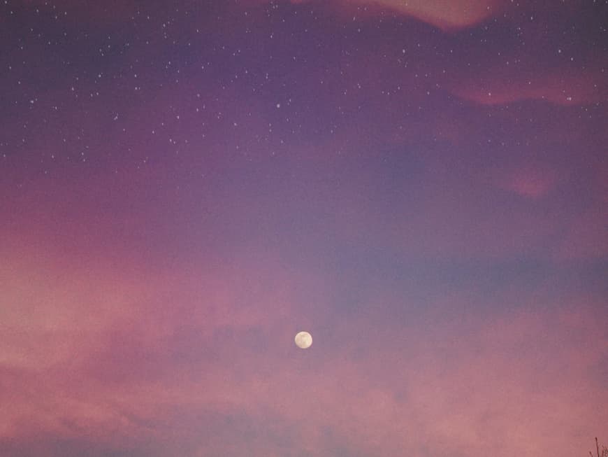 Rosa Abendhimmel