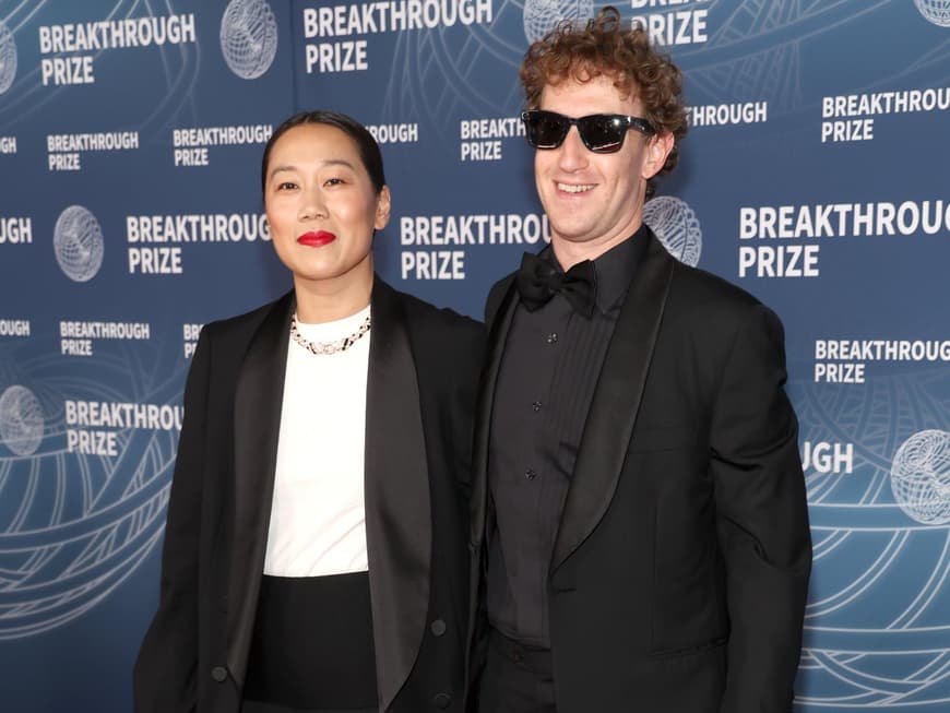 Mark Zuckerberg mit Ehefrau Priscilla Chan