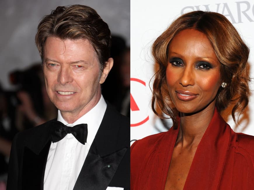 David Bowie und Iman David Bowie und Iman