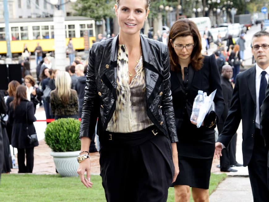 Heidi Klum Lederjacke