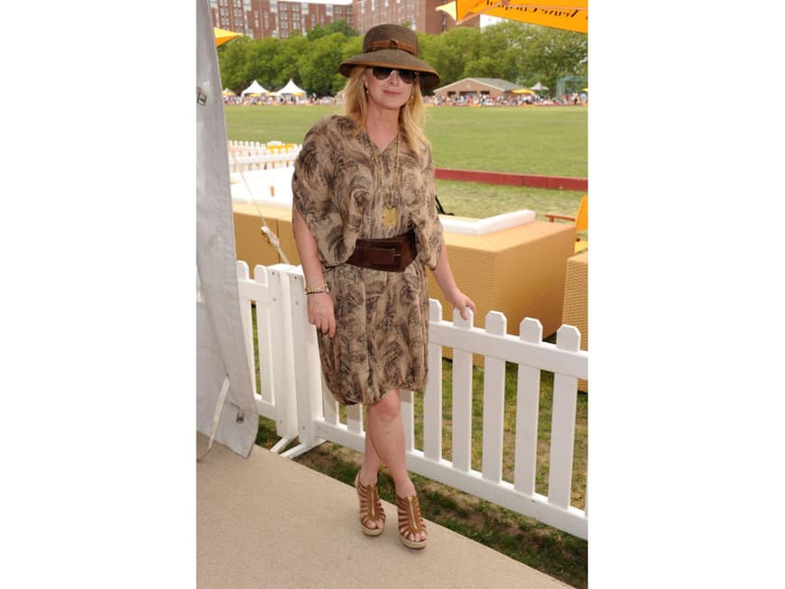 Kathy Hilton mit Sommerhut
