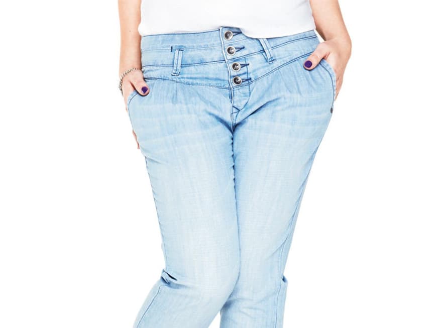 Jeans für kurz und kräftige Beine