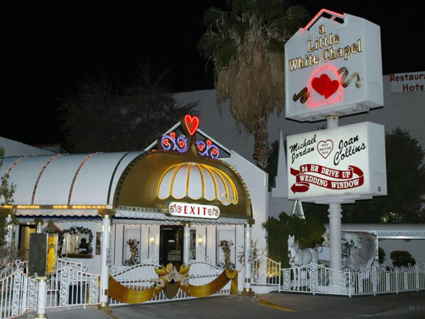 A Little White Chapel in Las Vegas, Nevada A Little White Chapel in Las Vegas, Nevada