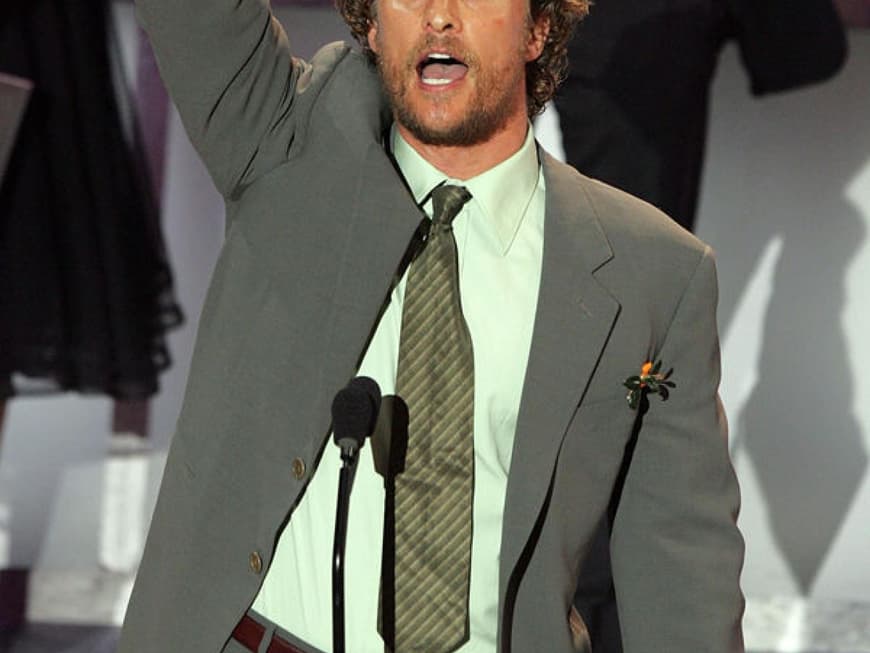 Matthew McConaughey Preisverleihung