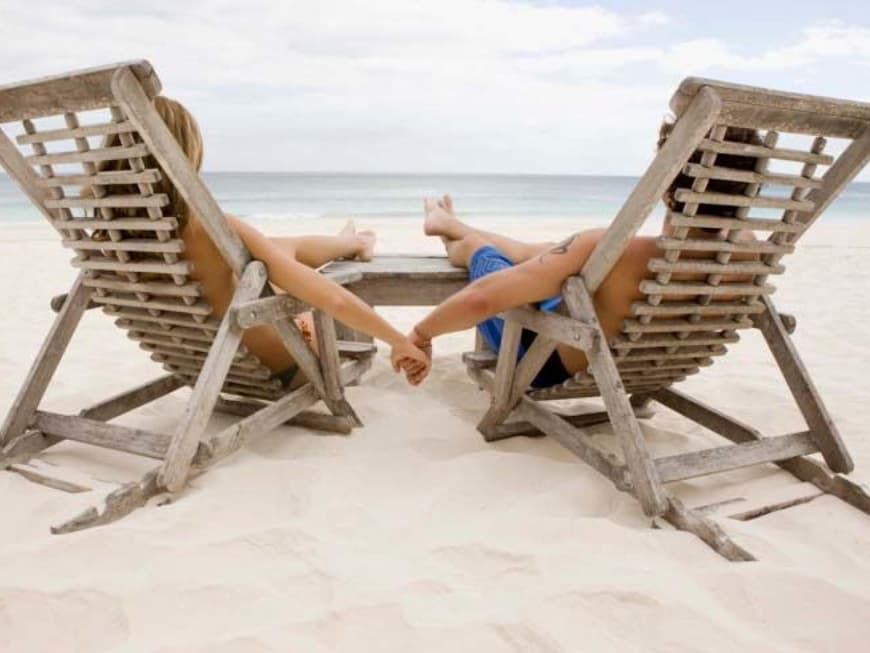 Paar, Strand