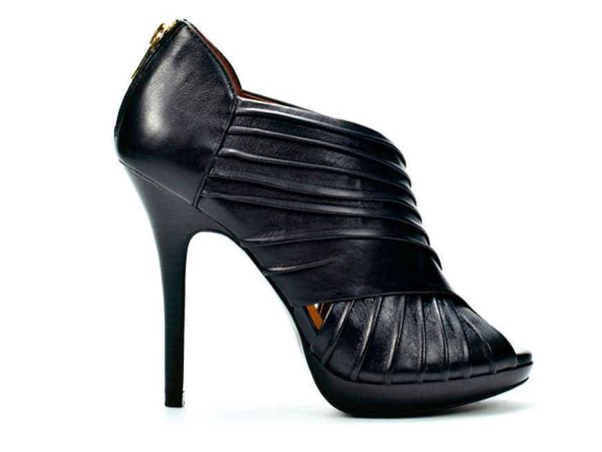 Leder-Peeptoe 