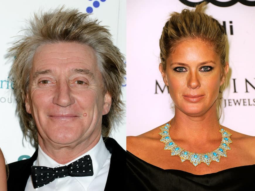 Rod Stewart und Rachel Hunter Rod Stewart und Rachel Hunter