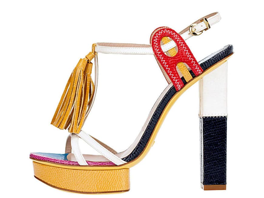 Plateau-Sandale von Emporio Armani Plateau-Sandale von Emporio Armani