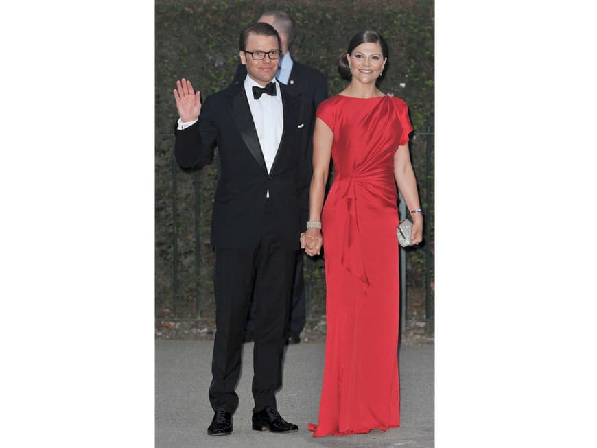 Victoria von Schweden, rotes Kleid Victoria von Schweden, rotes Kleid