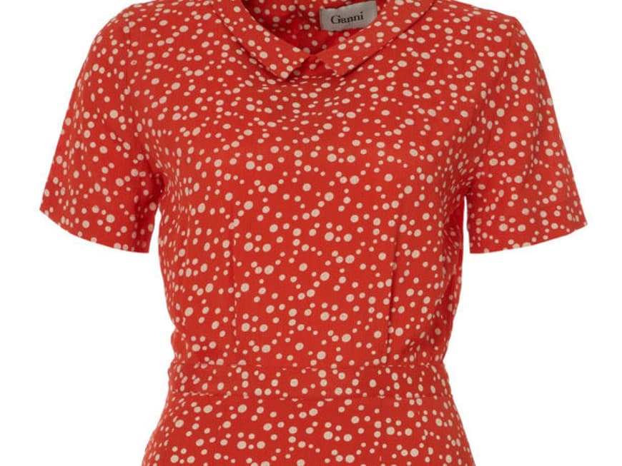 Rotes Kleid von GANNI
