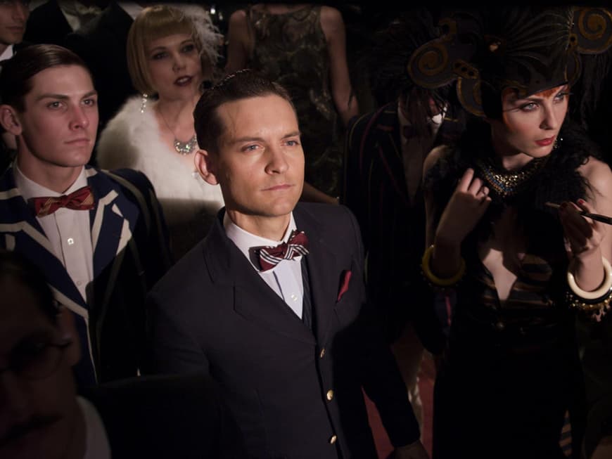 Tobey Maguire in "The Great Gatsby" Tobey Maguire in "The Great Gatsby"