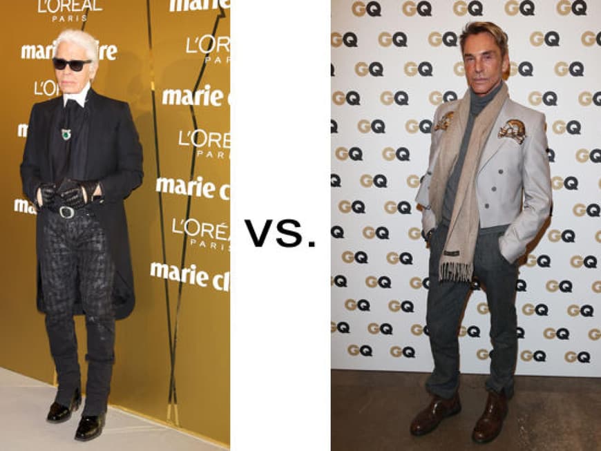 Karl Lagerfeld vs. Wolfgang Joop Karl Lagerfeld vs. Wolfgang Joop