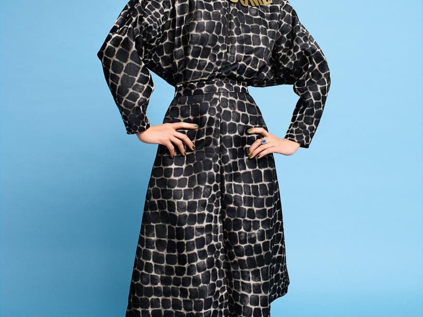 Kleid mit Animal-Print Kleid mit Animal-Print