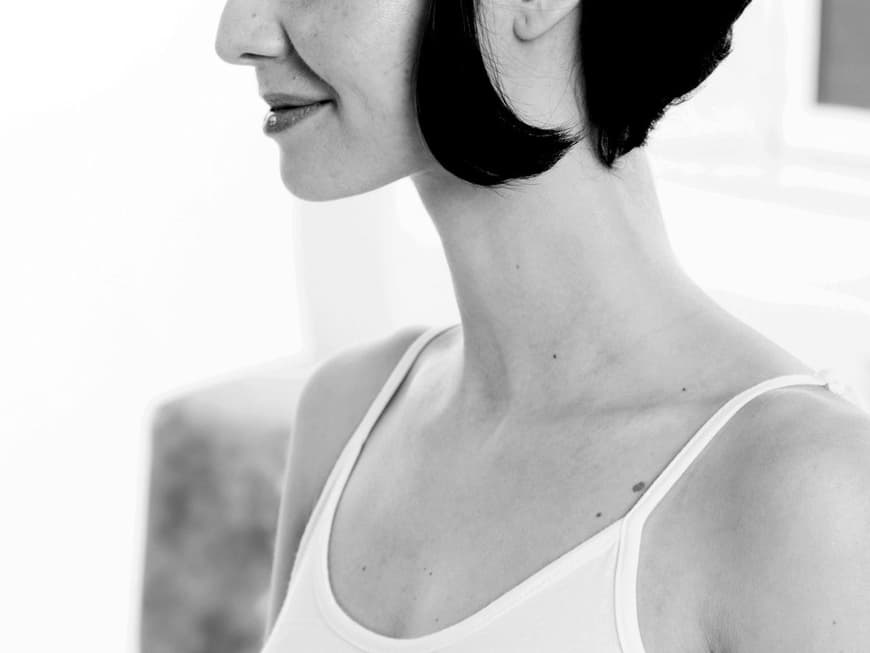 Haare abteilen 