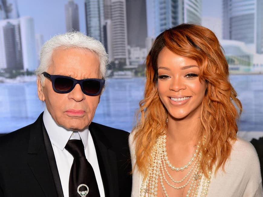 Karl Lagerfeld & Rihanna Karl Lagerfeld & Rihanna