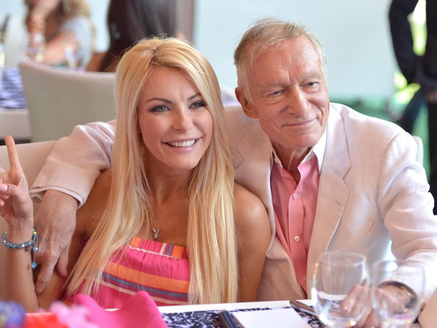 Hugh Hefner & Crystal Harris