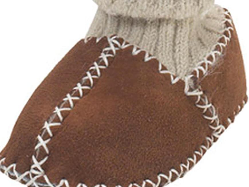 Lammfell-Schuhe Baby Geschenk