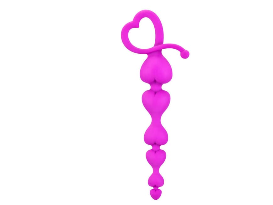 „Anal Beads“ in Herzchenform „Anal Beads“ in Herzchenform