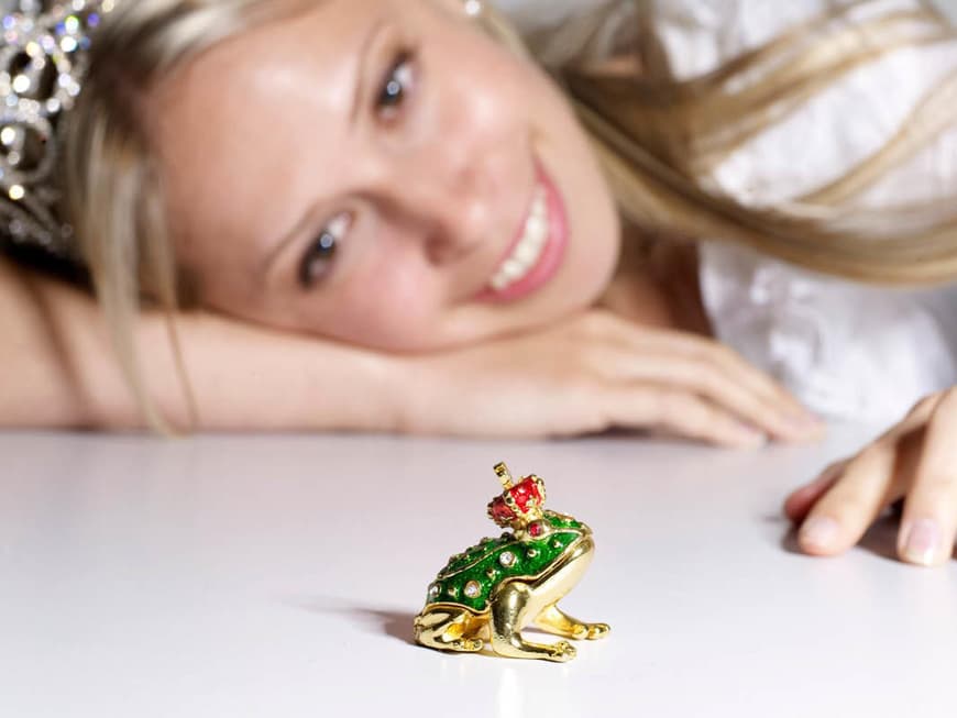 Prinzessin mit Frosch