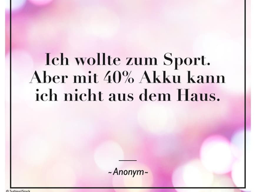 Wollte zum Sport aber mit 40% Akku kann ich nicht aus dem Haus.