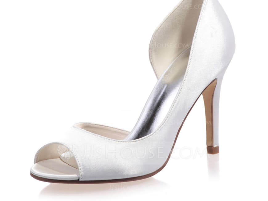 weißer Peeptoe