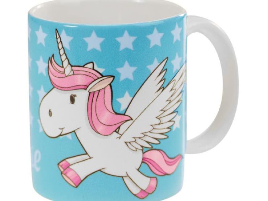 bunte Tasse mit Einhorn EInhorn-Tasse