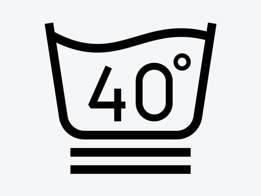Einige Kleidungsstücke aus Wolle können auch bis 40° gewaschen werden.