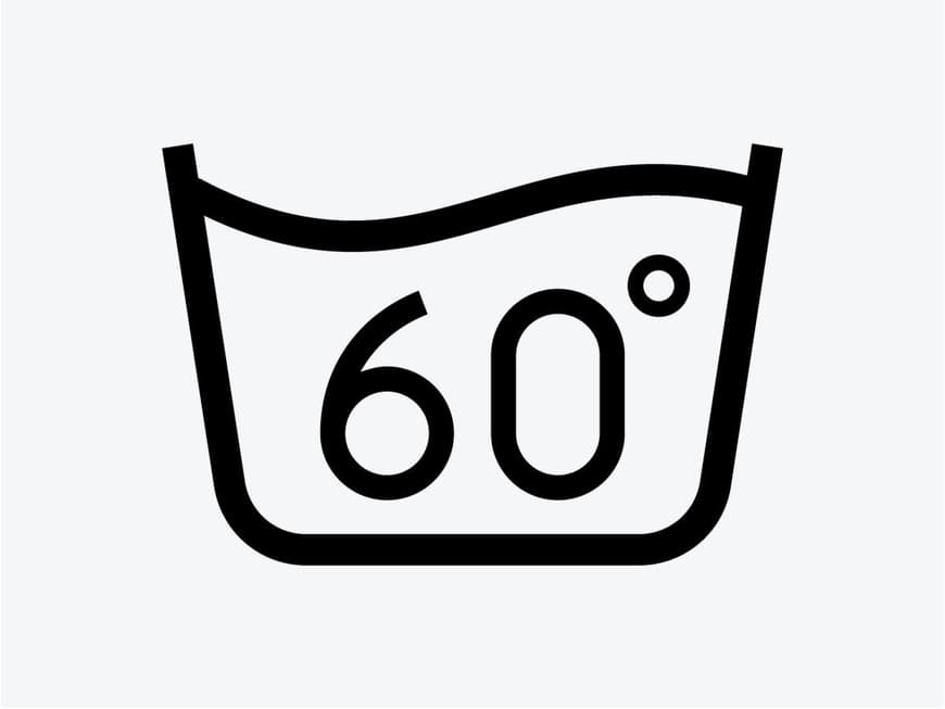 Viele Kleidungsstücke werden bei 60° gewaschen.