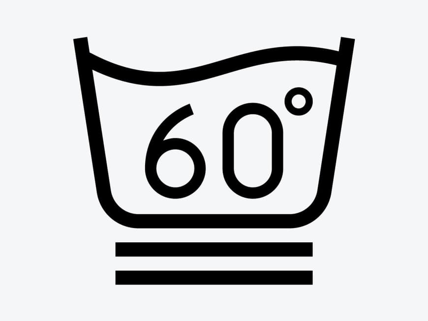 Einen Spezielwaschgang bis 60° benötigen Kleidungsstücke, die dieses Symbol anzeigen.
